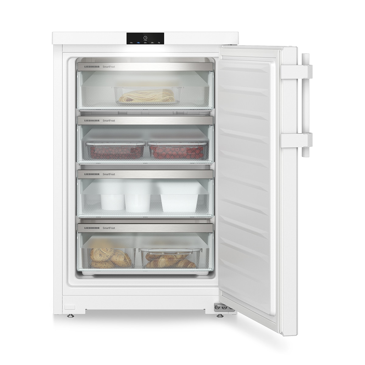 Arca Mini Congeladora Vertical Liebherr Fe 1404 SmartFrost e de 85 cm - Branco Branco-5