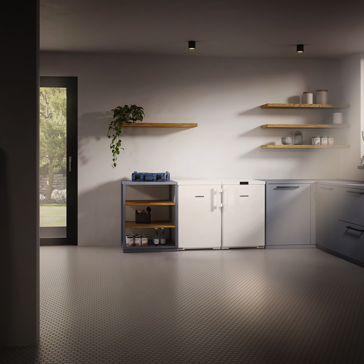Arca Mini Congeladora Vertical Liebherr Fe 1404 SmartFrost e de 85 cm - Branco Branco-11