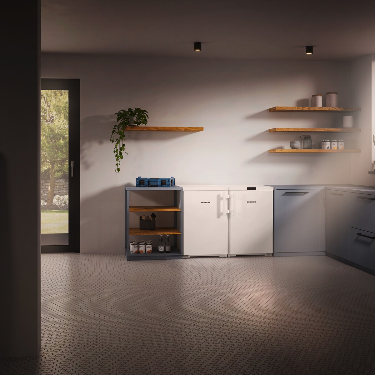 Arca Mini Congeladora Vertical Liebherr Fe 1404 SmartFrost e de 85 cm - Branco Branco-12