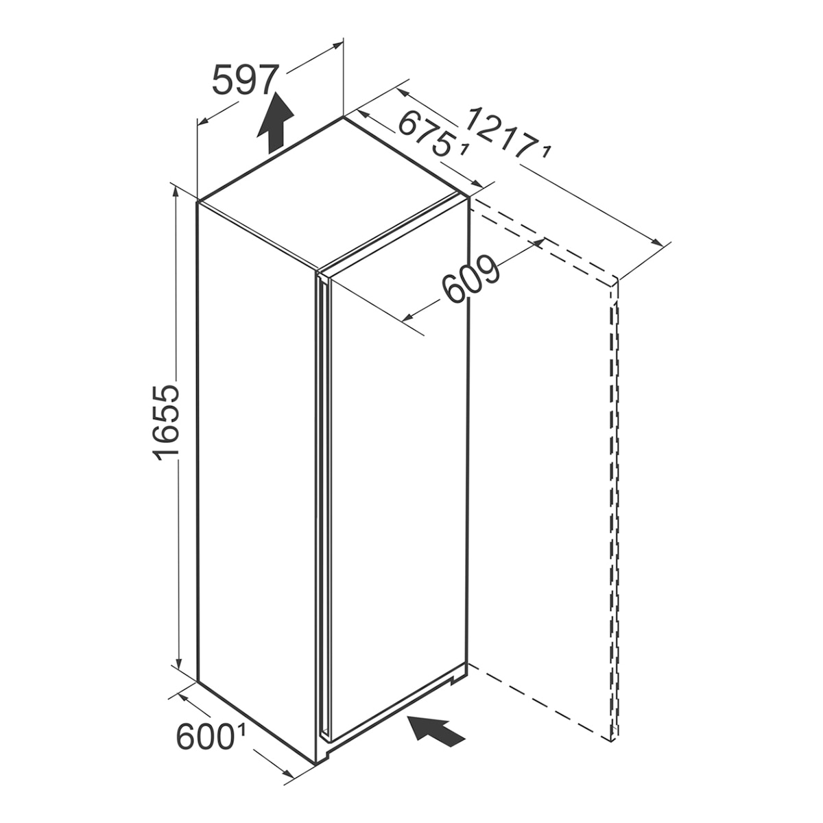 Congelador vertical Libeherr NoFrost - FNd5026 Blanco-2