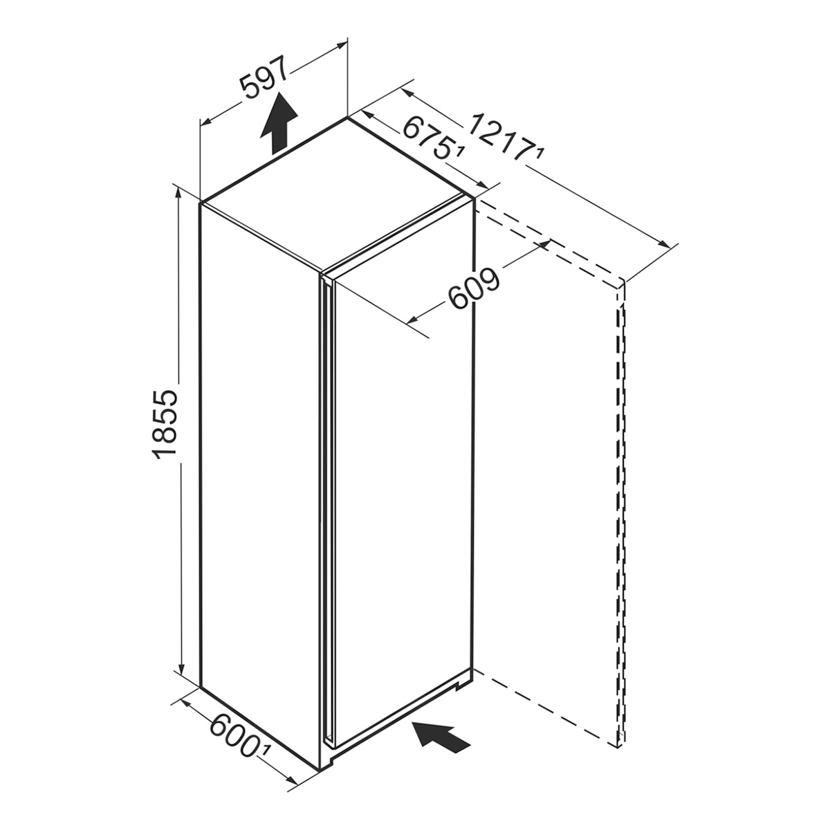 Congelador vertical Liebherr NoFrost  -SFNd 5227 Blanco-2