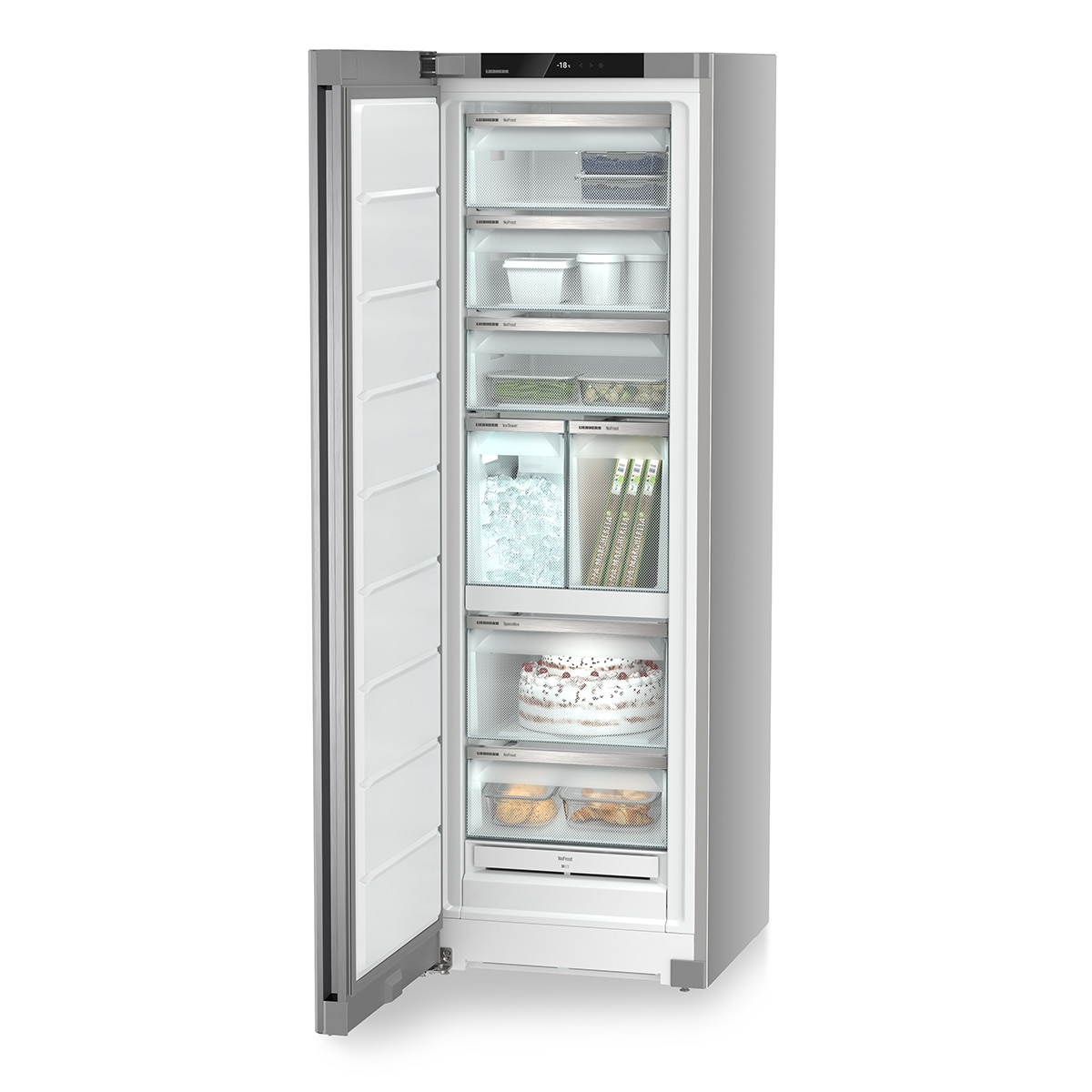 Arca Congeladora Vertical Liebherr SFNsfd 5247 No Frost e de 185,5 cm - Inox Inox-4