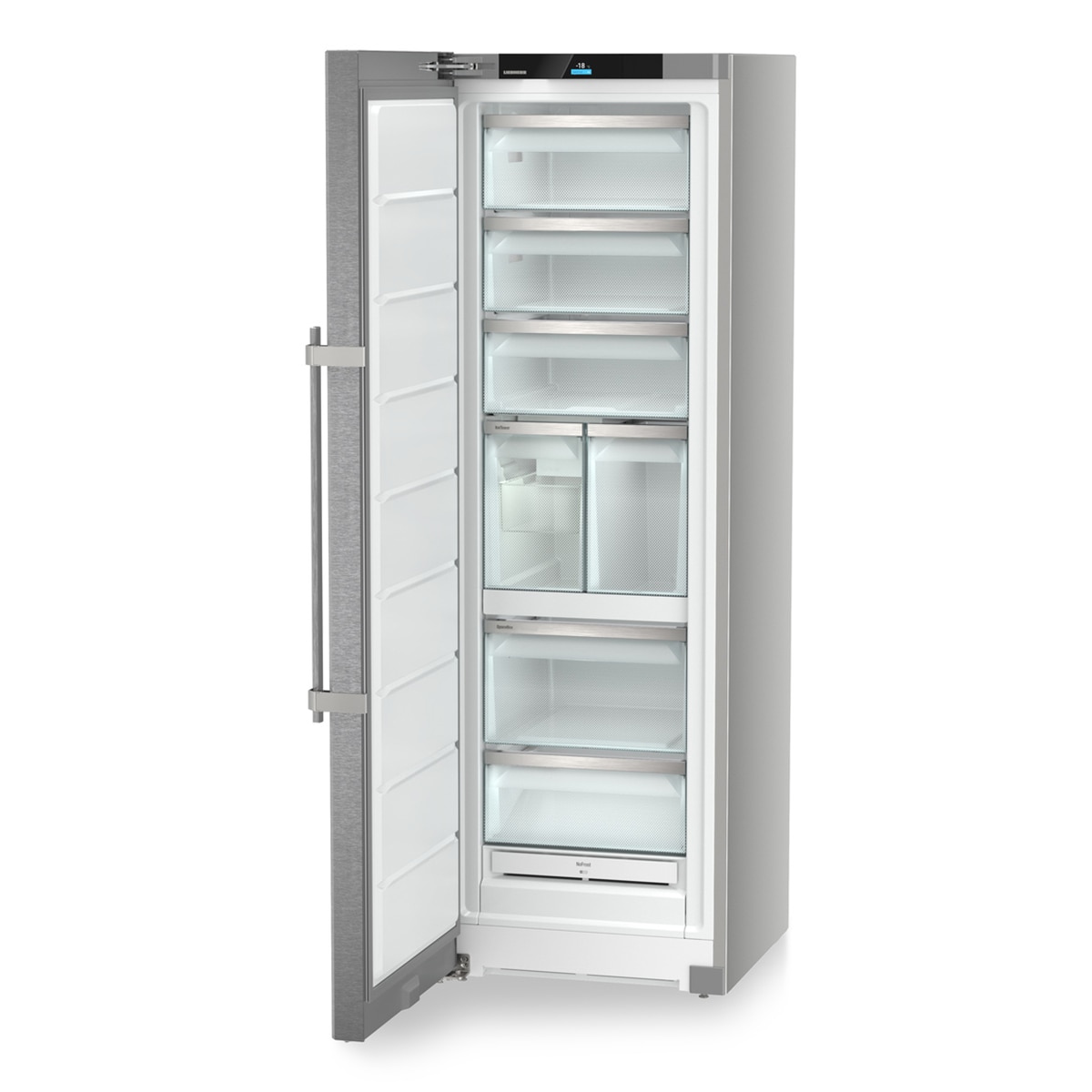 Congelador vertical Liebherr NoFrost + IceMaker - SFNsdd526i Inox-9