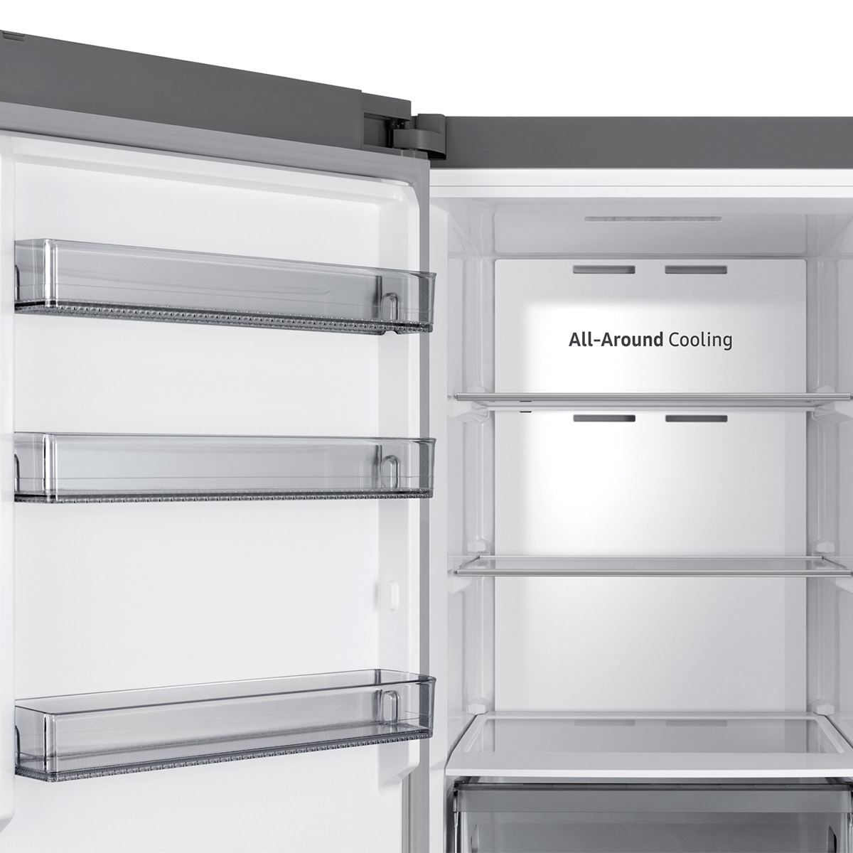Congelador Samsung con IA 186cm All Around Cooling 323L Clase E Inox RZ32C7BEES9/EF Inox-8