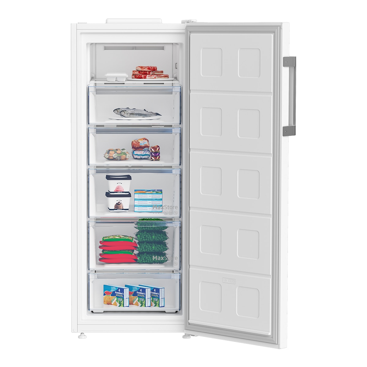 Congelador vertical Beko Total No Frost - B3RFNE274W Blanco-4
