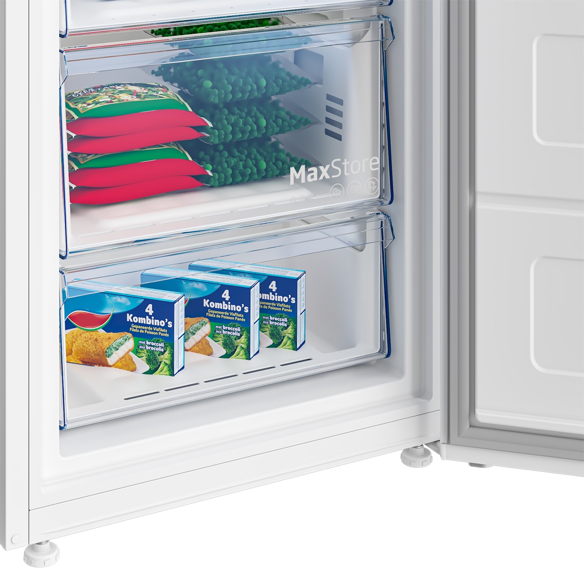 Congelador vertical Beko Total No Frost - B3RFNE274W Blanco-7