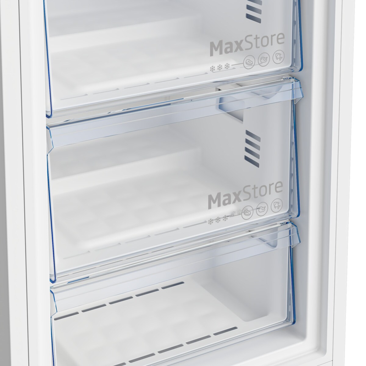 Congelador vertical Beko Total No Frost - B3RFNE274W Blanco-11