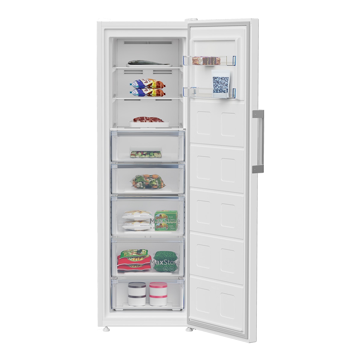 Congelador vetical Beko Total No Frost - B3RFNE314W Blanco-2