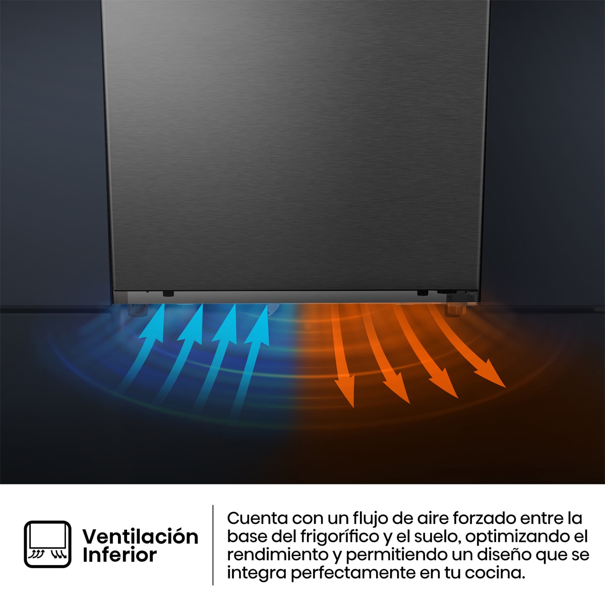 Congelador 1 puerta Hisense Kitchen Fit, Total No Frost - FT3K310SAIE1 - Inox Inox-7