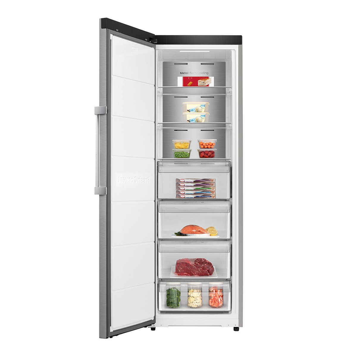 Congelador 1 puerta Hisense Kitchen Fit, Total No Frost - FT3K310SAIE1 - Inox Inox-12