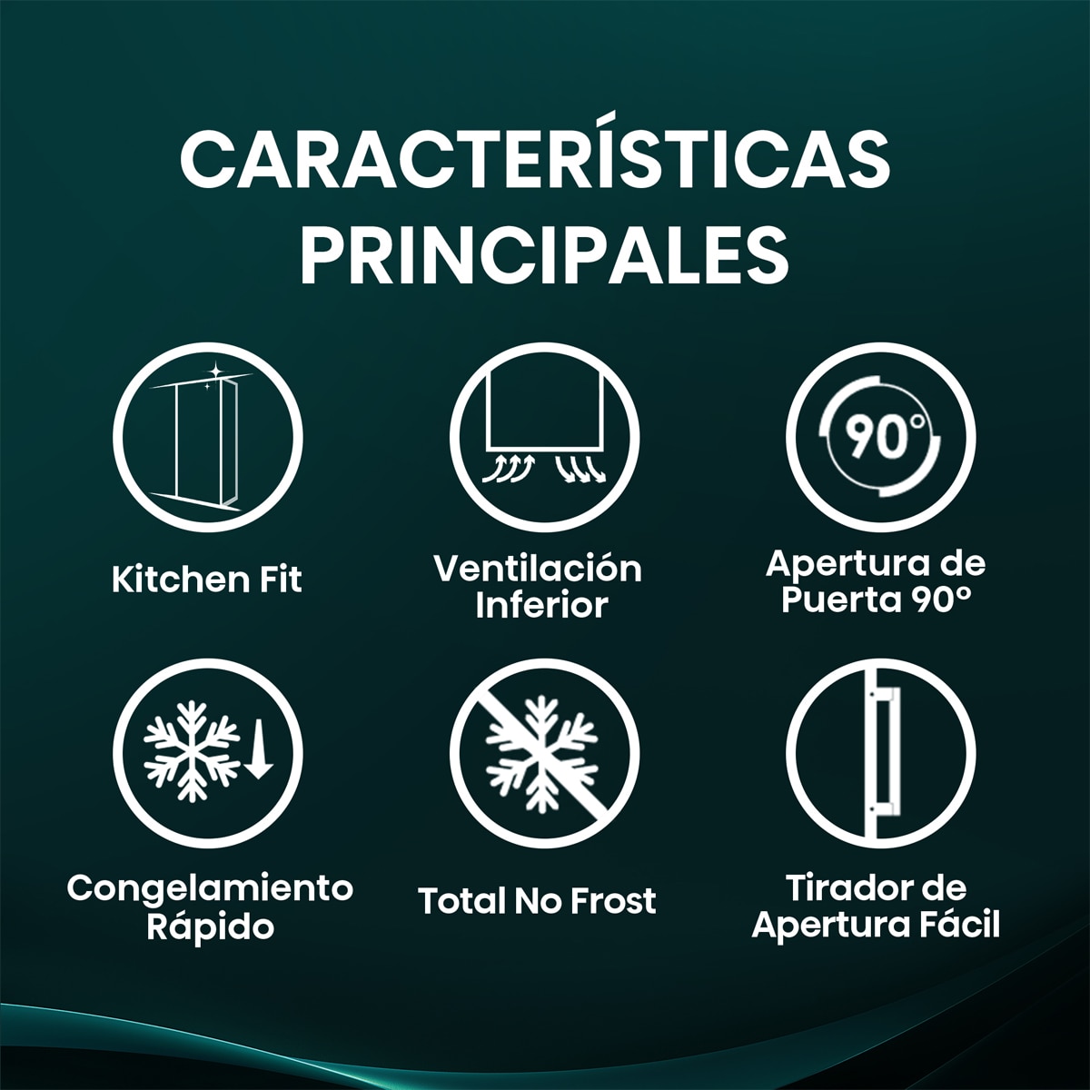 Congelador 1 puerta Hisense  Kitchen Fit, Total No Frost - FT3K310SEWE1 Blanco-4