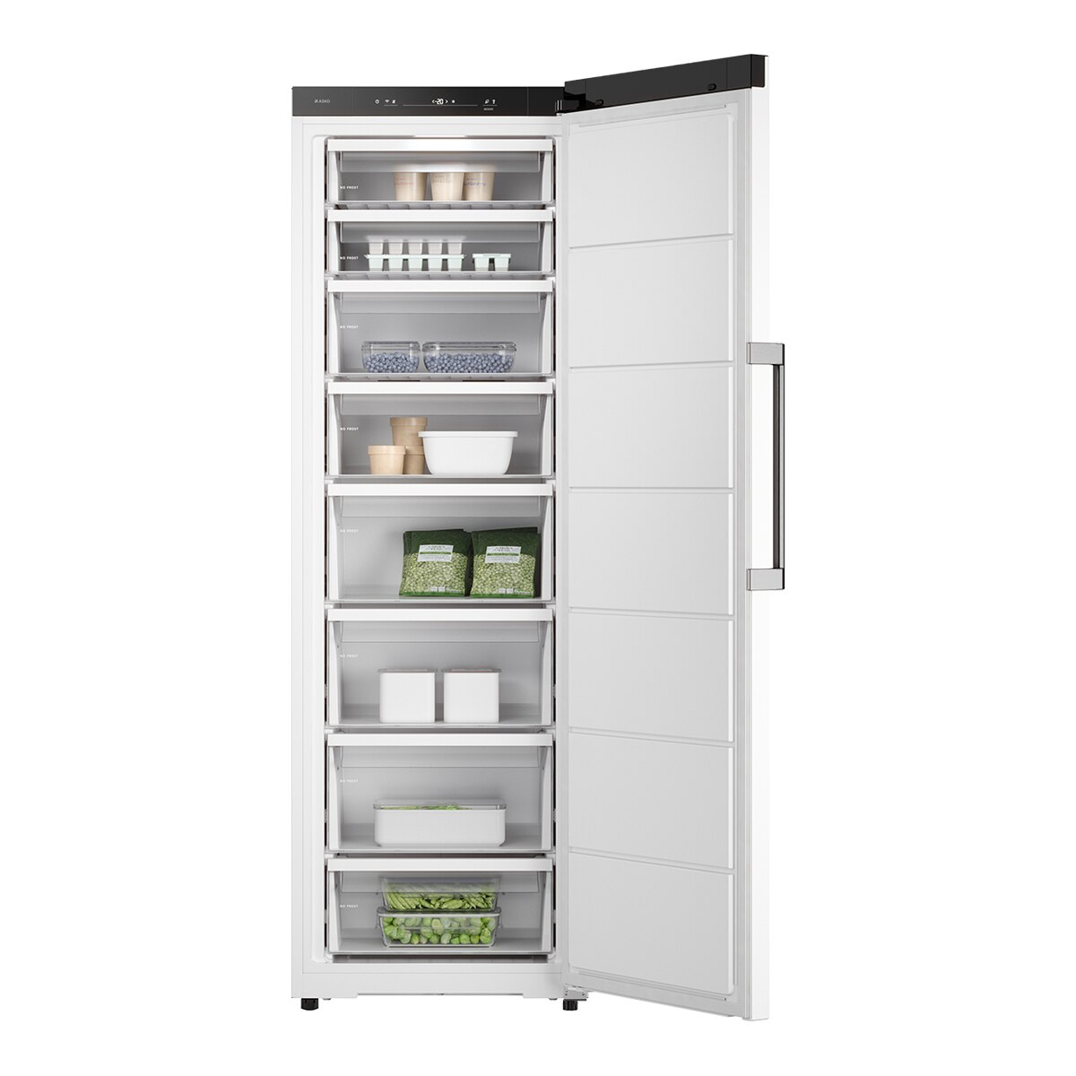 Arca Congeladora Vertical Asko RFF286KNCW1 No Frost e de 185 cm - Branco Branco-5