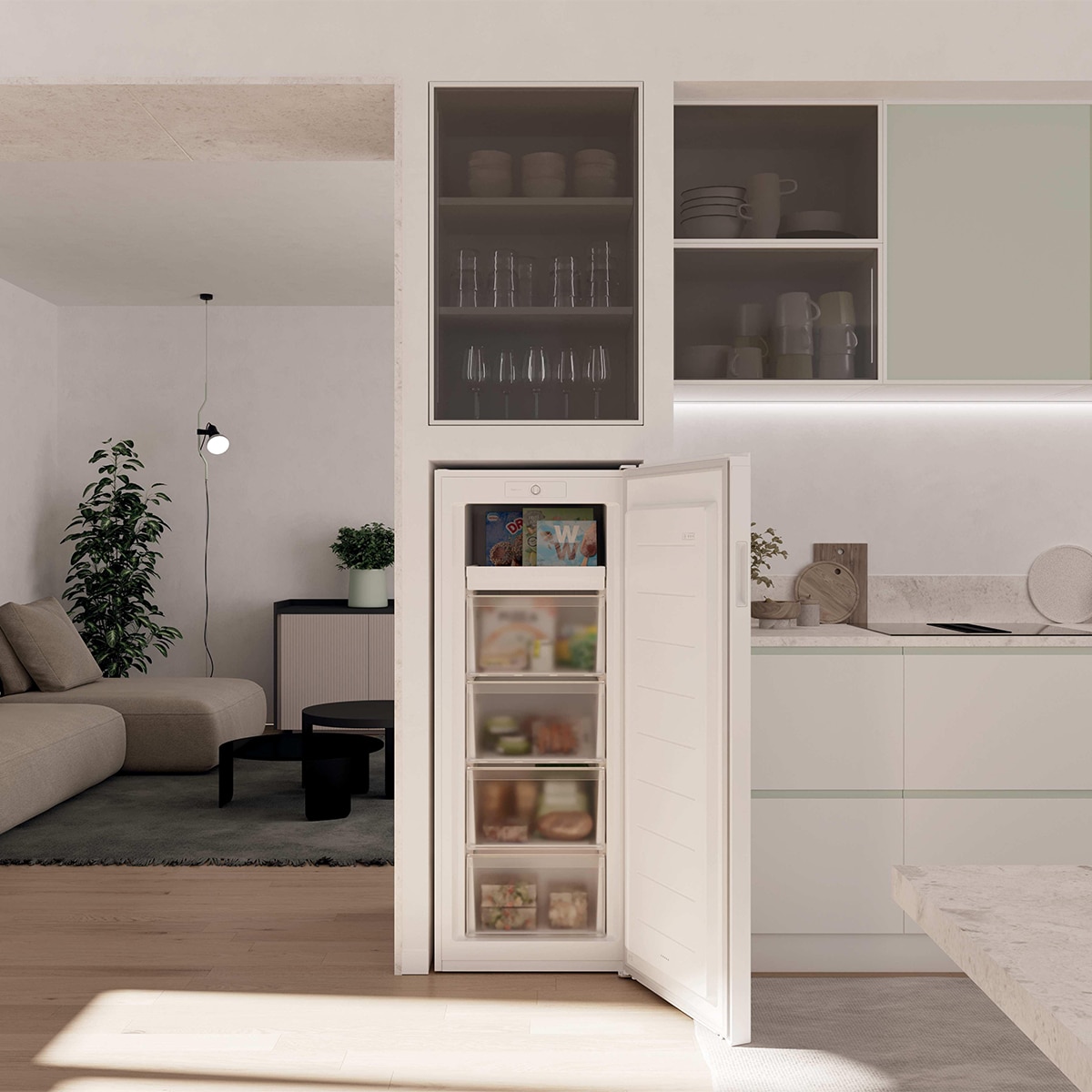 Congelador Vertical Candy - CNUQ2L513EW Blanco-8