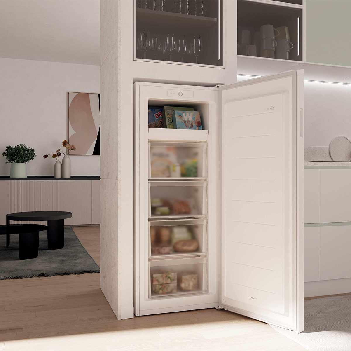 Congelador Vertical Candy - CNUQ2L513EW Blanco-9
