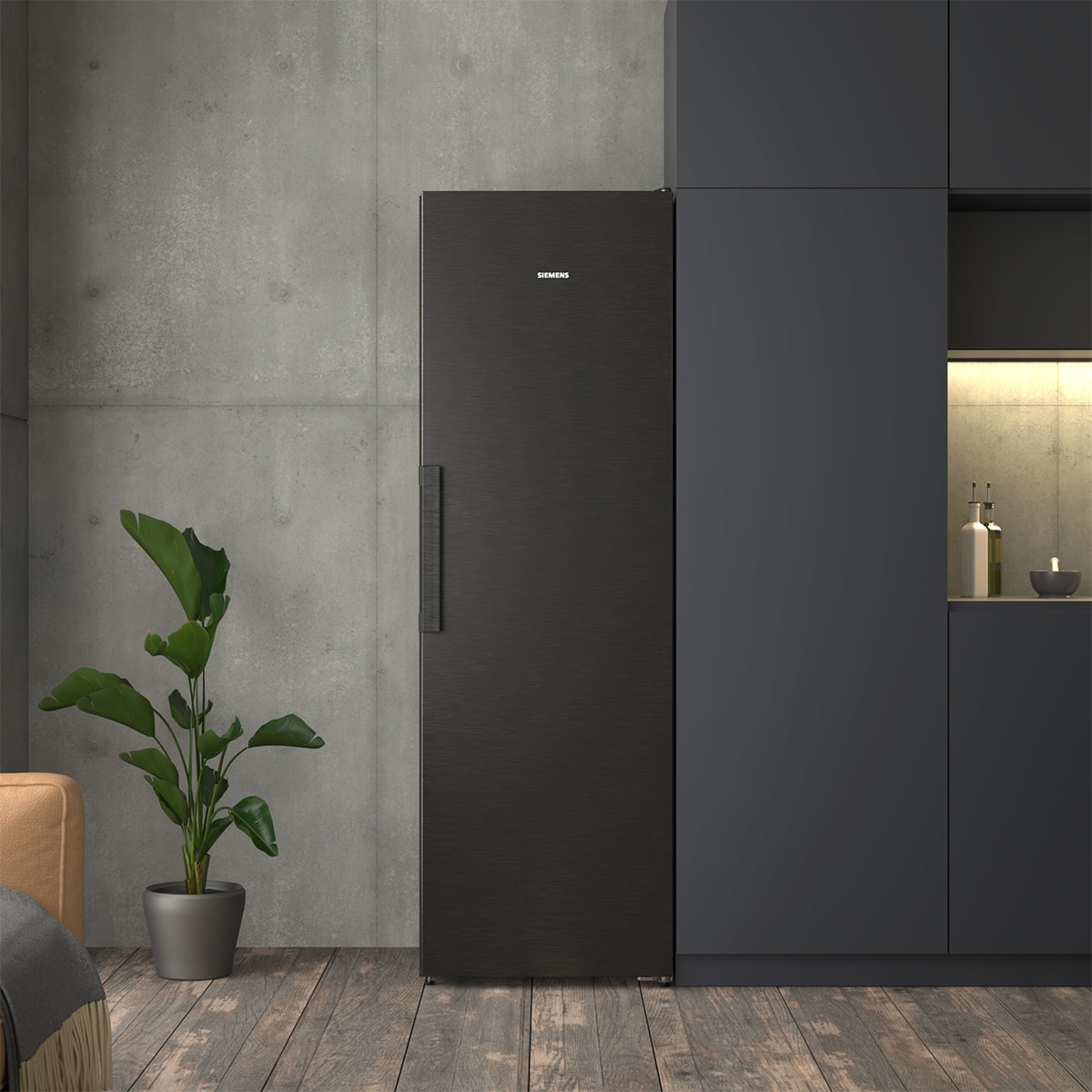 Arca Congeladora Vertical Siemens GS36NAXCG Total No Frost de 1 Porta Aço Antimarcas-2