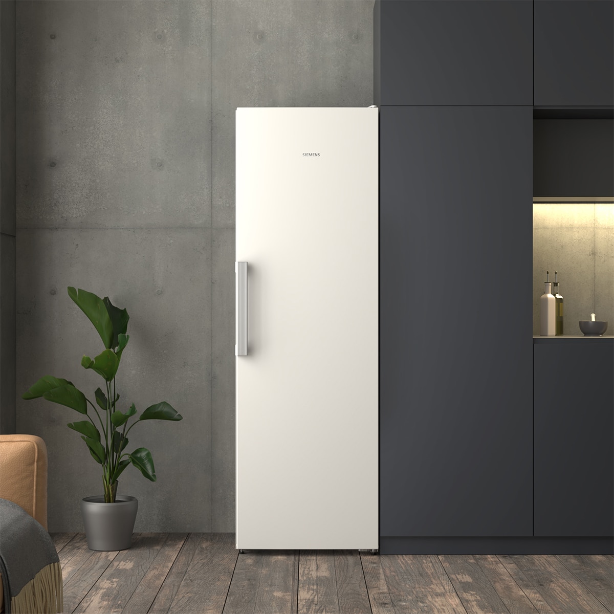 Arca Congeladora Vertical Siemens GS36NVWDG Total No Frost de 1 Porta Branco-2