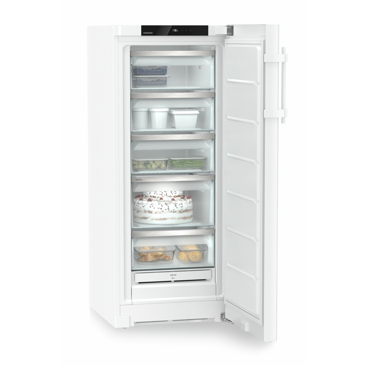 Arca Congeladora Vertical Liebherr FNd 4635 No Frost ,BluPerformance, FrostProtect de 145,5 cm - Branco Branco-5