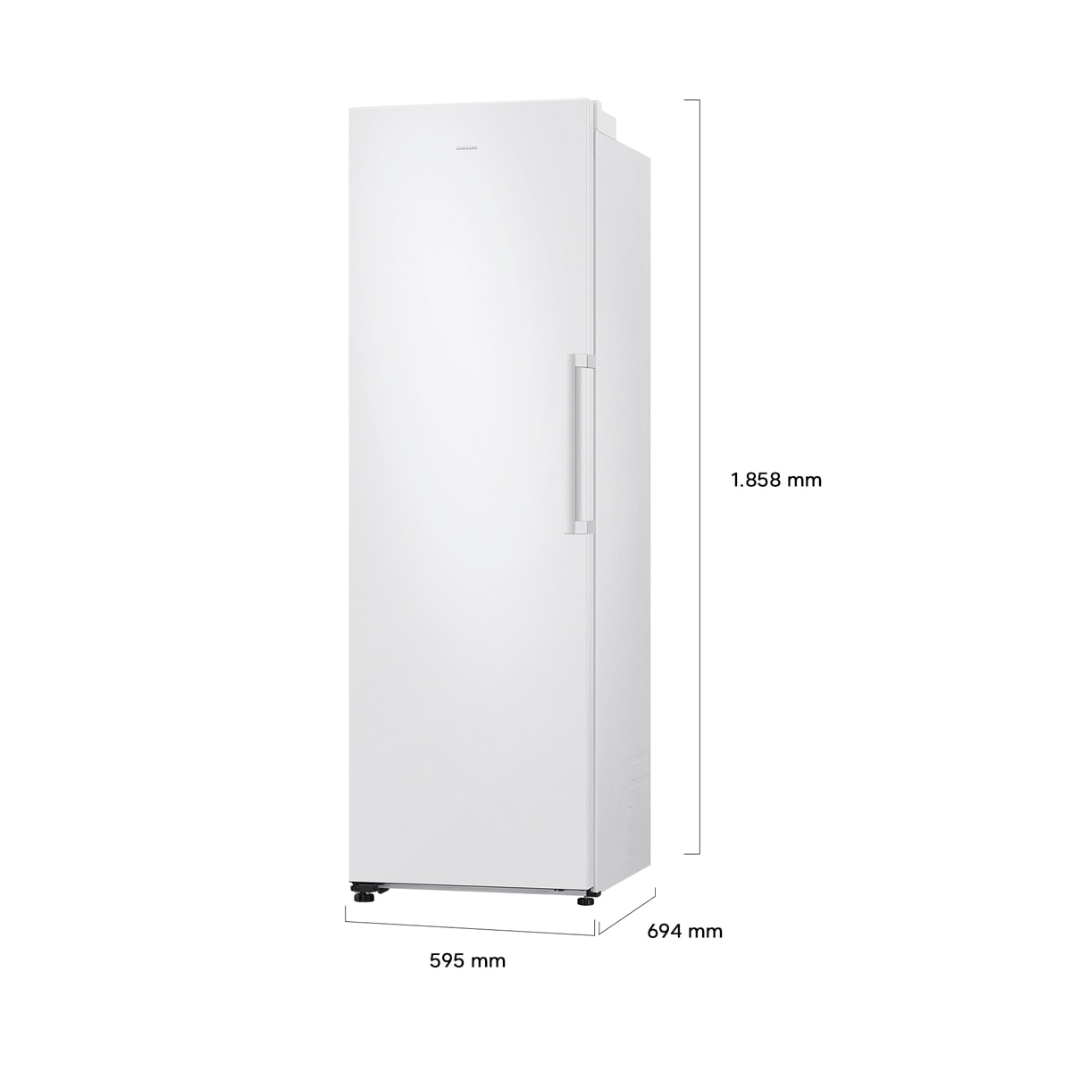 Congelador Vertical Samsung Bespoke AI 186cm 323L Clase E Blanco RZ70H32KEVEF - Blanco Blanco-2