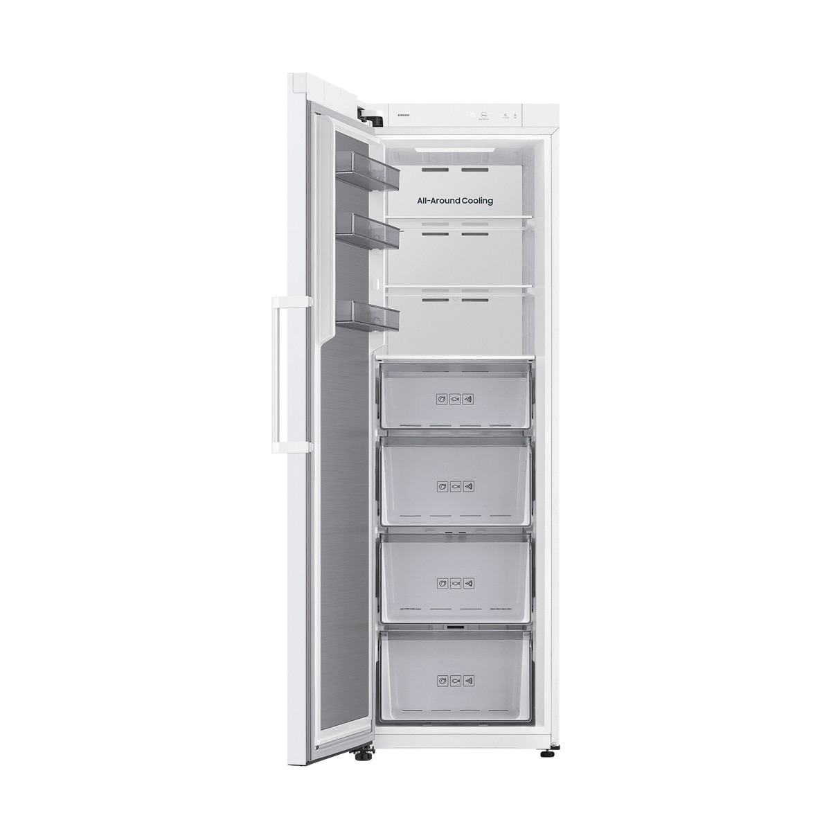 Congelador Vertical Samsung Bespoke AI 186cm 323L Clase E Blanco RZ70H32KEVEF - Blanco Blanco-15