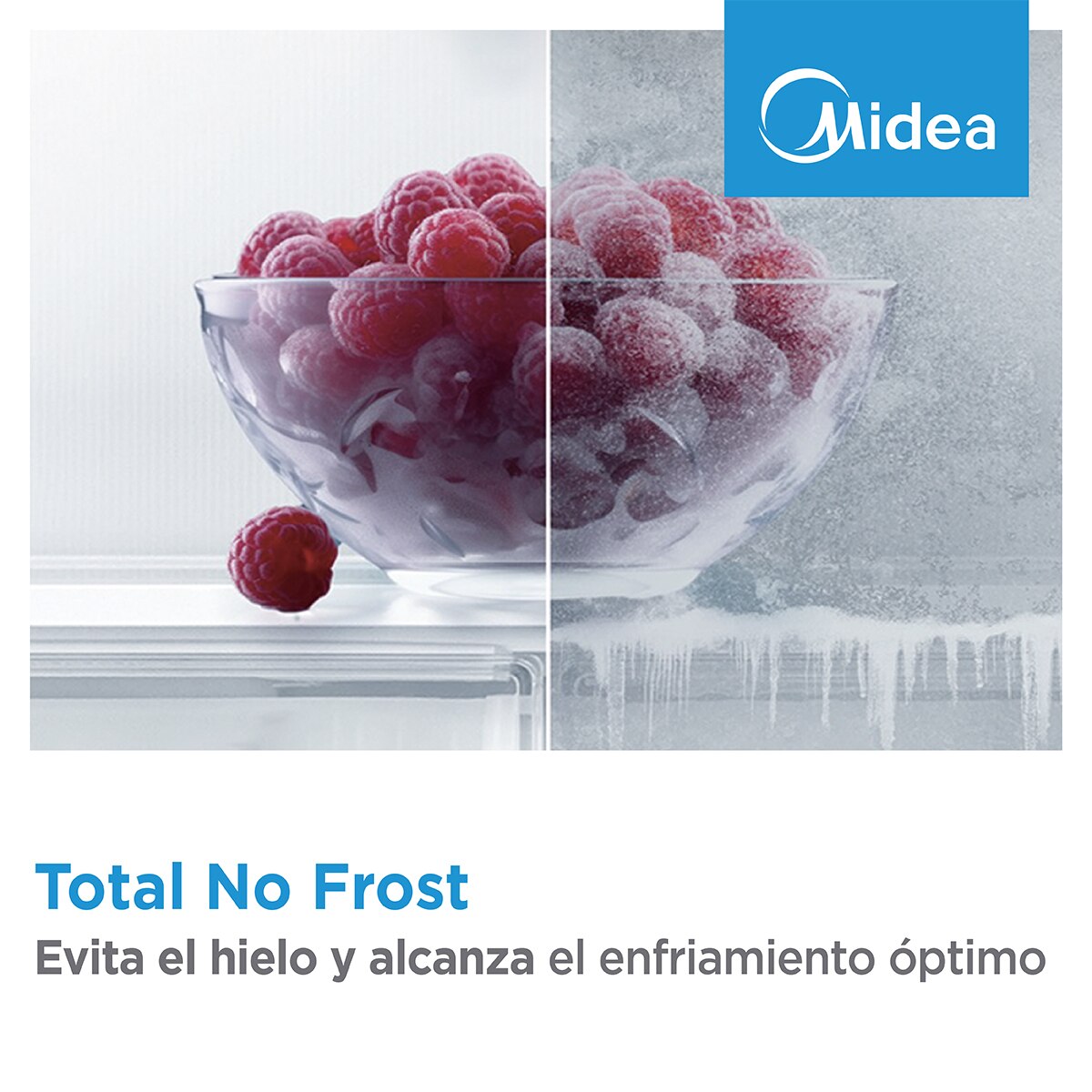 Arca Congeladora Vertical Midea MDRU385MTE46 Total No Frost - Aço Inoxidável Aço inoxidável-3