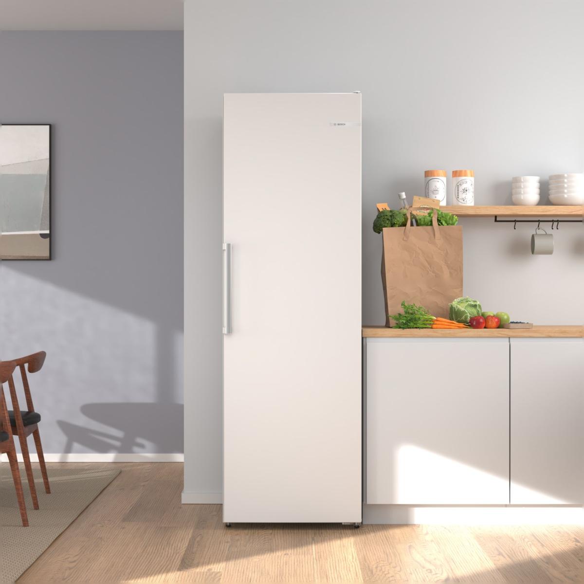 Congelador Bosch, Serie 4, Capacidad XXL - GSN36VWDG - Blanco Blanco-3
