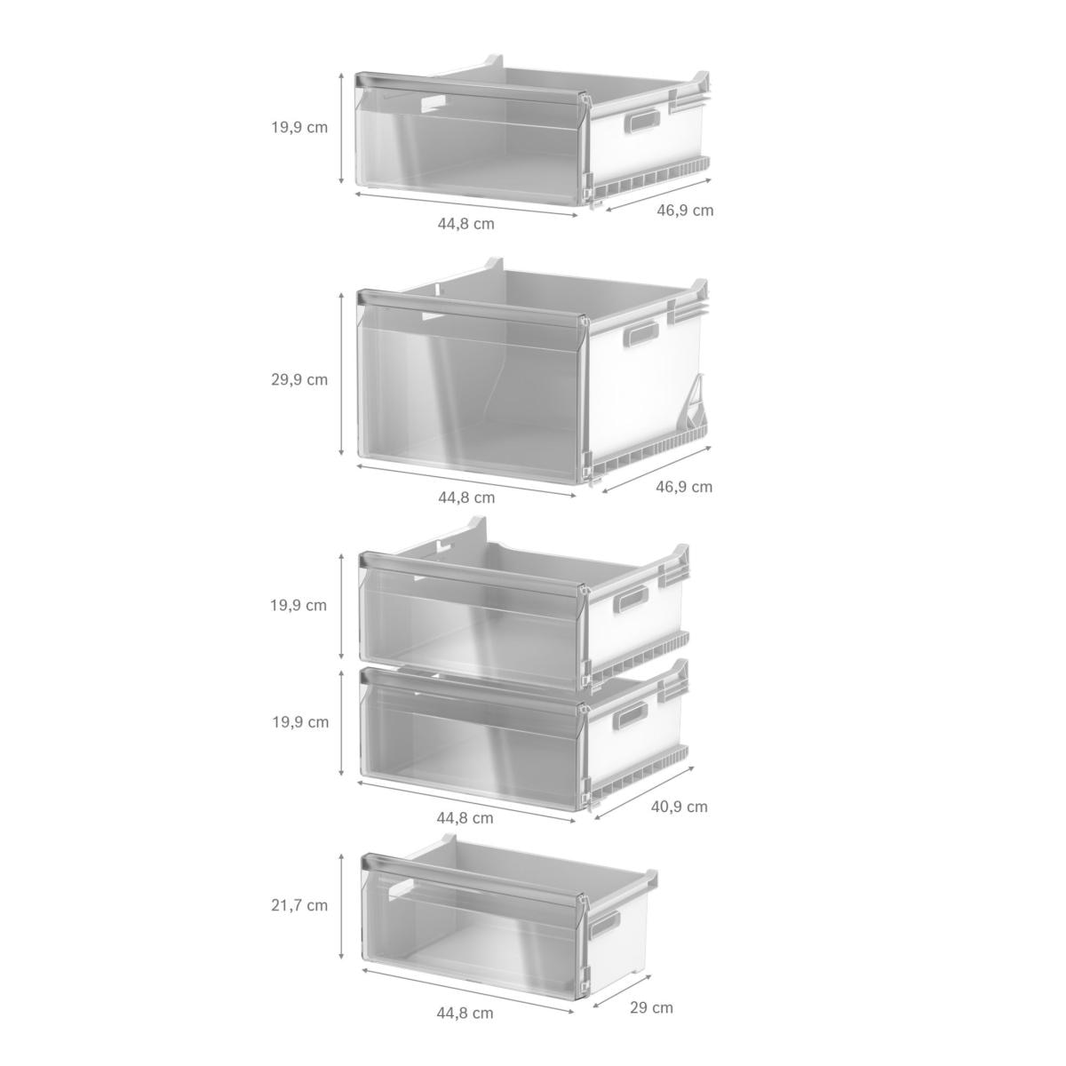 Congelador Bosch, Serie 4, Capacidad XXL - GSN36VWDG - Blanco Blanco-9