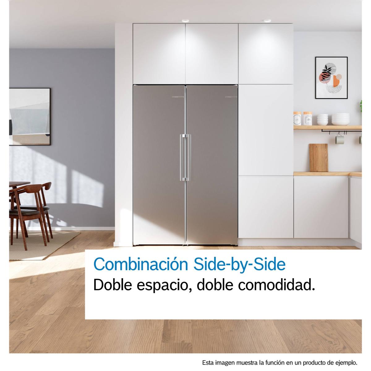 Congelador Bosch, Serie 4, Capacidad XXL - GSN36VWDG - Blanco Blanco-13