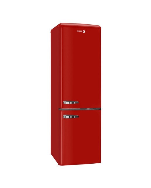 Frigorífico Combinado Fagor 3FFV-1855R Frio Estático e de 181 cm - Vermelho Vermelho-1