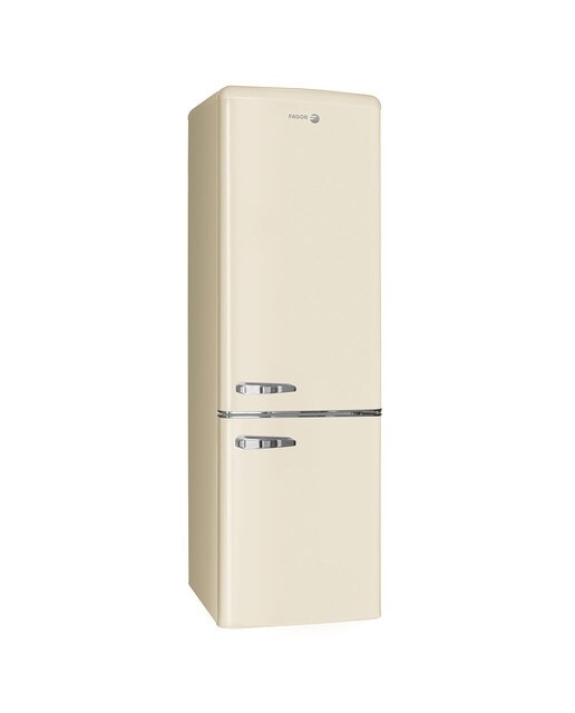 Frigorífico Combinado Fagor 3FFV-1855BG Frio Estático e de 181 cm - Bege Bege-1