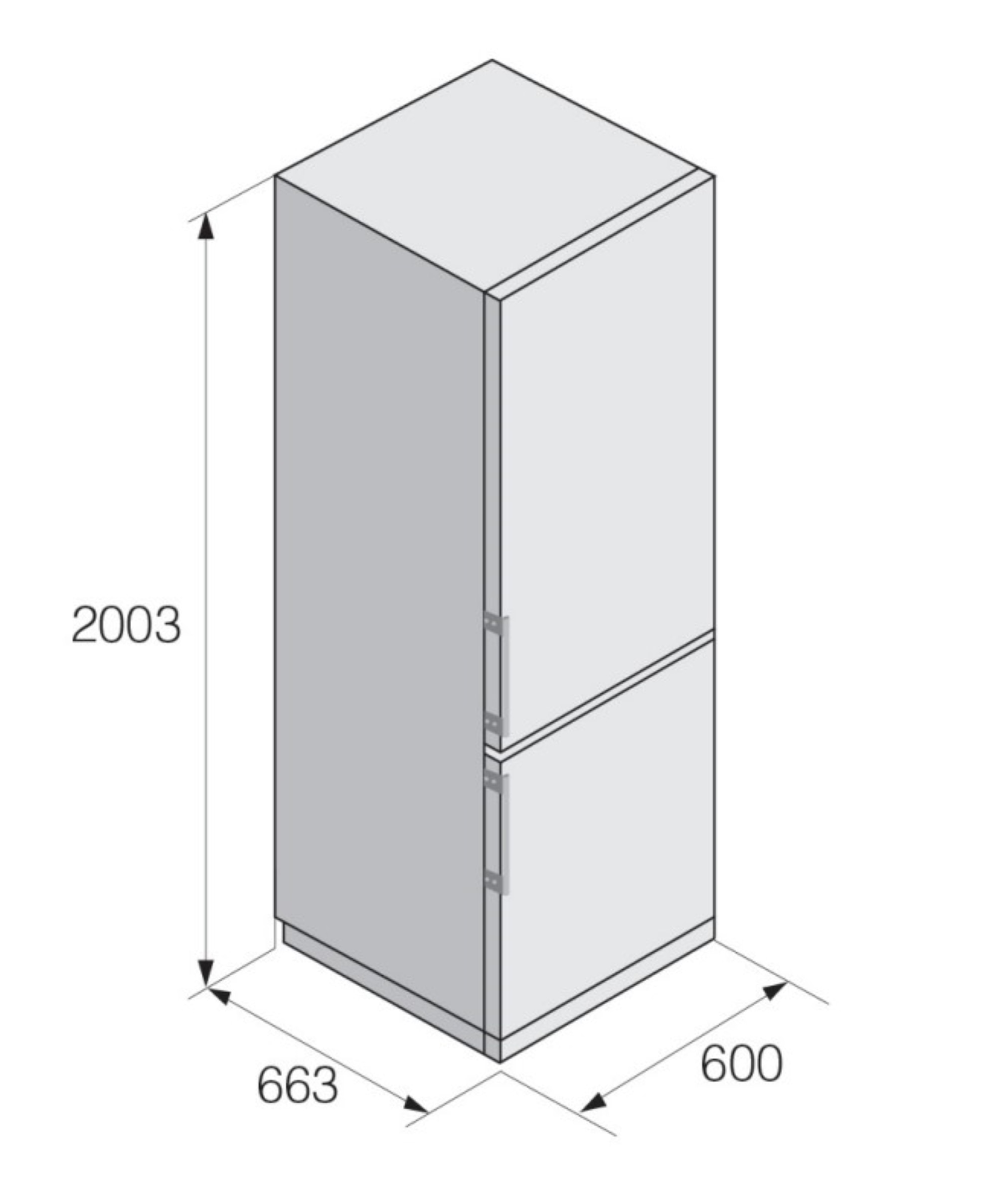 Frigorífico Combinado Asko RFN232041B Congelador No Frost e de 200 cm - Preto Preto-2