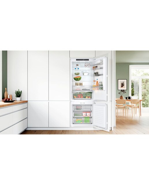Frigorífico Combinado Encastrável Bosch Série 6 KBN96ADD0 XXL com Fecho SoftClose Branco-8