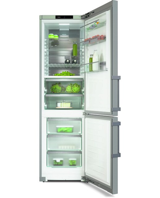 Frigorífico Combinado Miele KFN 4799 AD EDT PerfectFresh Pro e NoFrost e de 201,5 cm - Inox CleanSteel Aço inoxidável-3
