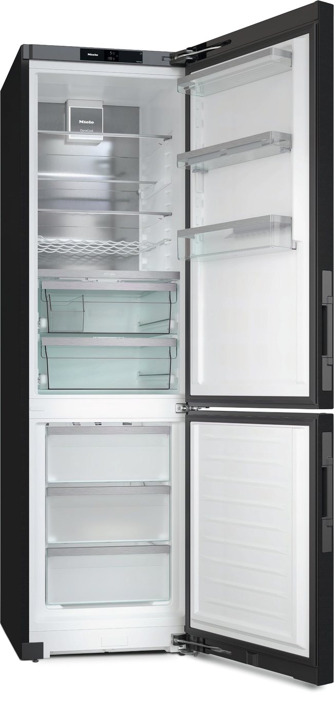 Frigorífico Combinado Miele KFN 4898 A-10 D PerfectFresh Active e Freeze&Cool e de 201,5 cm - Blacksteel Aço fosco-2