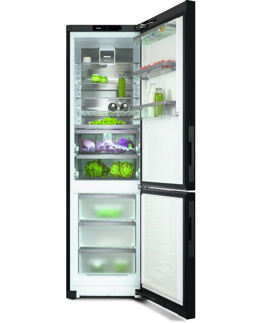 Frigorífico Combinado Miele KFN 4898 A-10 D PerfectFresh Active e Freeze&Cool e de 201,5 cm - Blacksteel Aço fosco-3