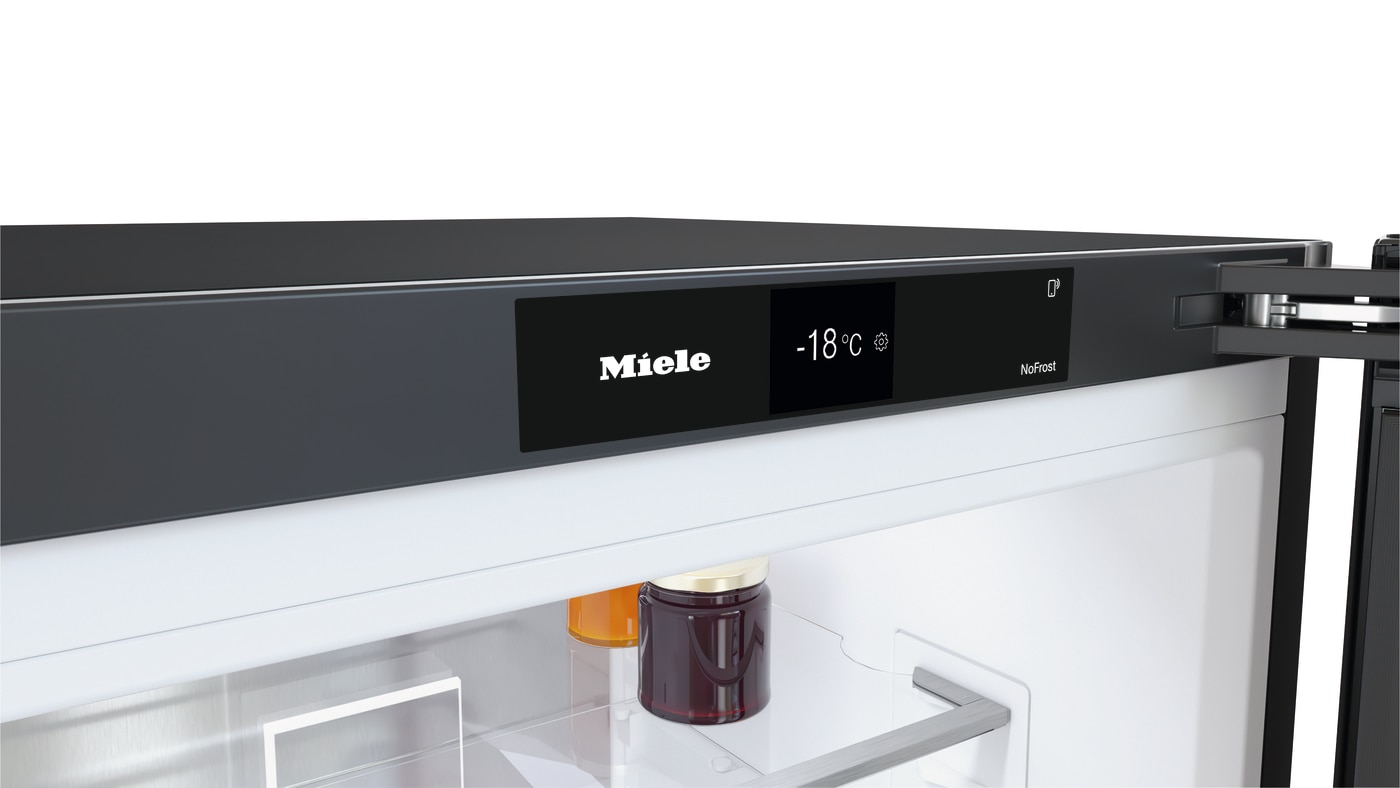 Frigorífico Combinado Miele KFN 4898 A-10 D PerfectFresh Active e Freeze&Cool e de 201,5 cm - Blacksteel Aço fosco-4