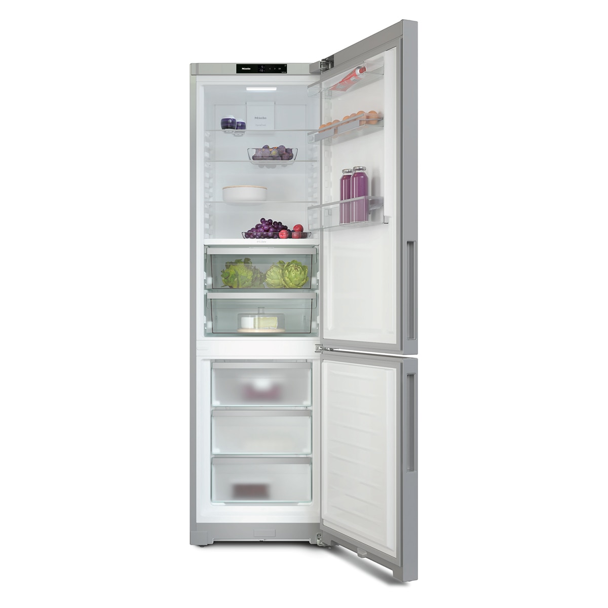 Imagen 3 de Frigorífico Combi Miele PerfectFresh Pro y NoFrost - KFN 4397 C 125 - Plata Plata