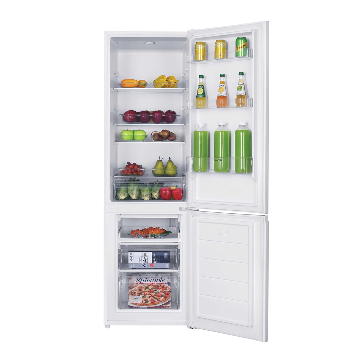Frigorífico Combi Candy Tecnología Estática, 55 cm - CCH1S518EW Blanco-3