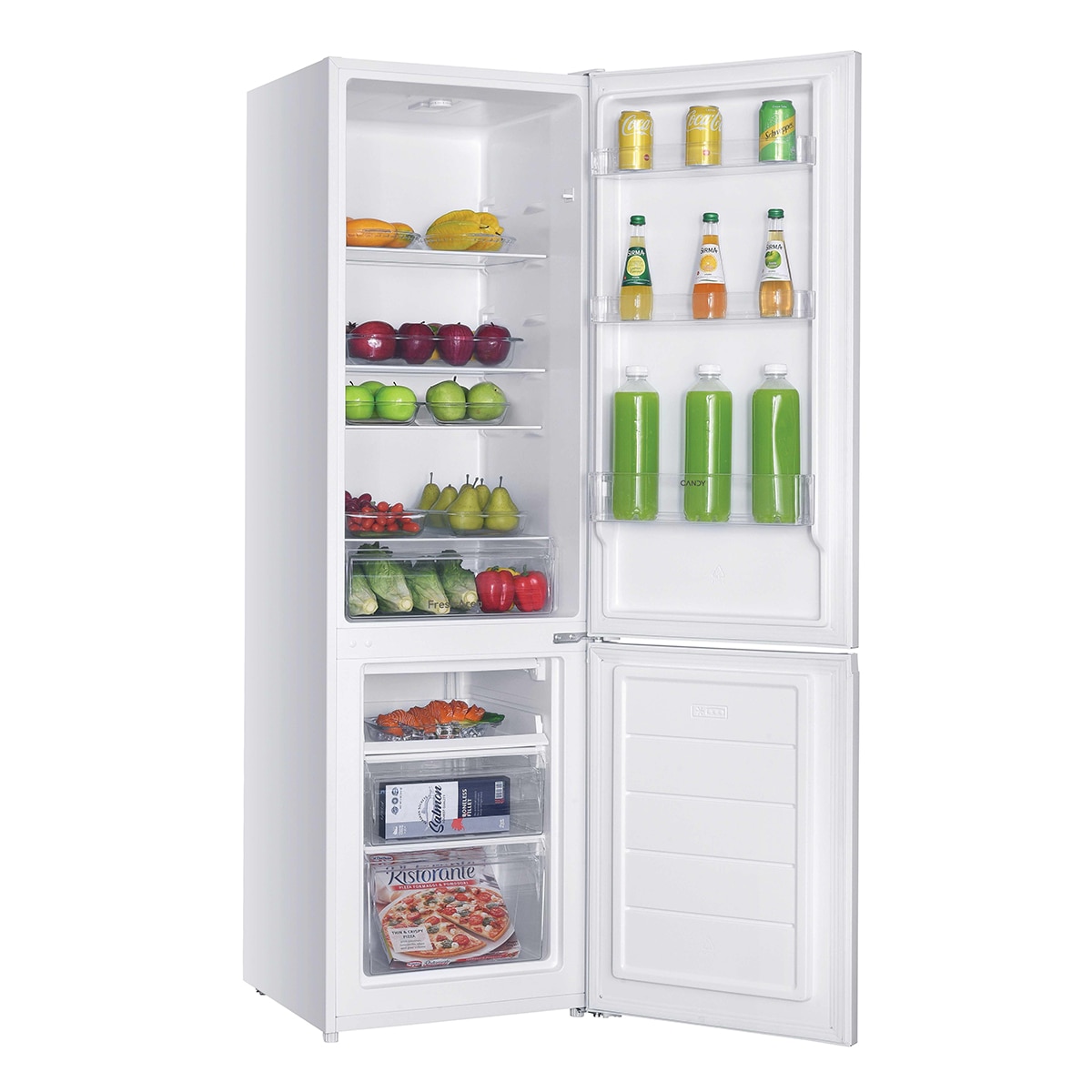 Frigorífico Combi Candy Tecnología Estática, 55 cm - CCH1S518EW Blanco-4