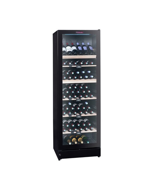 Vinoteca La Sommelière para 197 botellas - VIP196 Negro-3