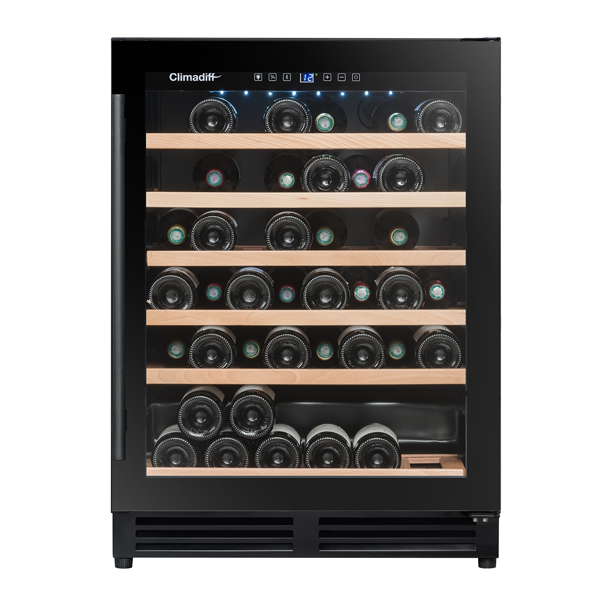 Vinoteca Climadiff para 51 botellas - CBU51S2B Negro-2