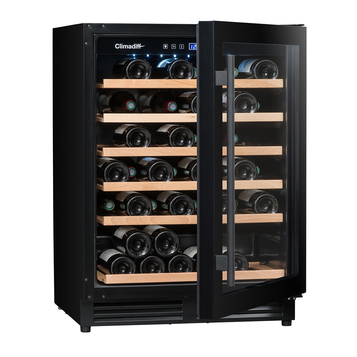 Vinoteca Climadiff para 51 botellas - CBU51S2B Negro-4