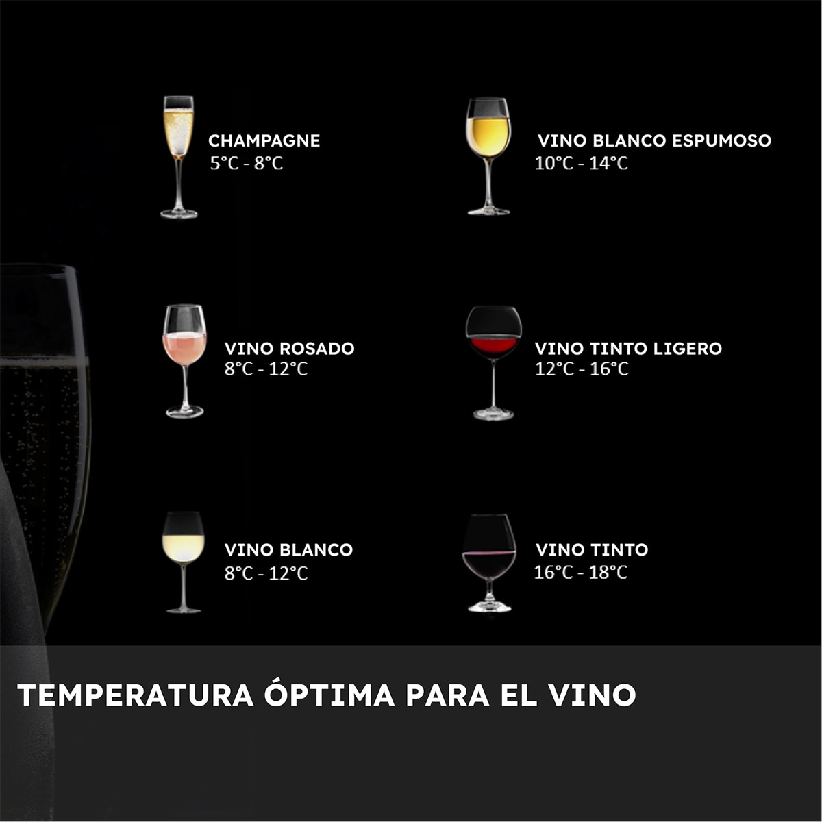 Vinoteca  Haier para 42 botellas Wine Bank 50 Series 7 - HWS42GDAU1 Negro-14