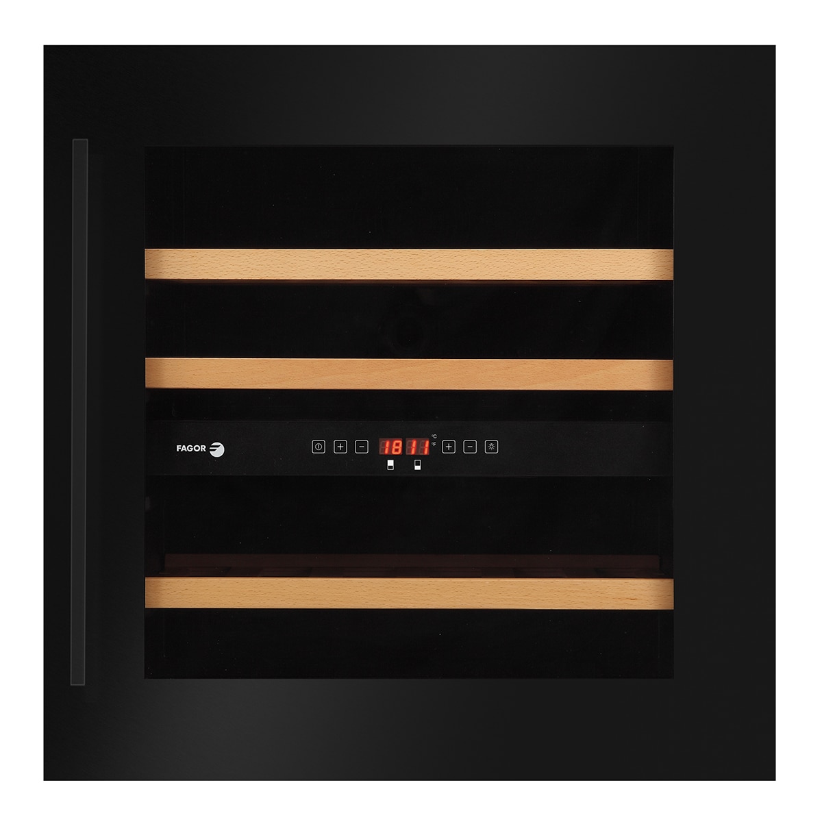Garrafeira Encastrável Fagor 3WCI-6040N para 34 Garrafas Standard - Preto Preto-1