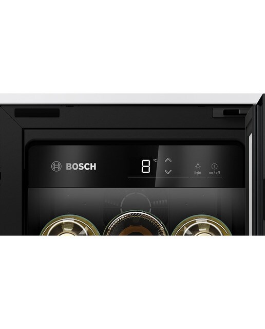 Garrafeira Encastrável Bosch Serie 6 KUW20VHF0 de 21 Garrafas Standard - Preto Preto-4