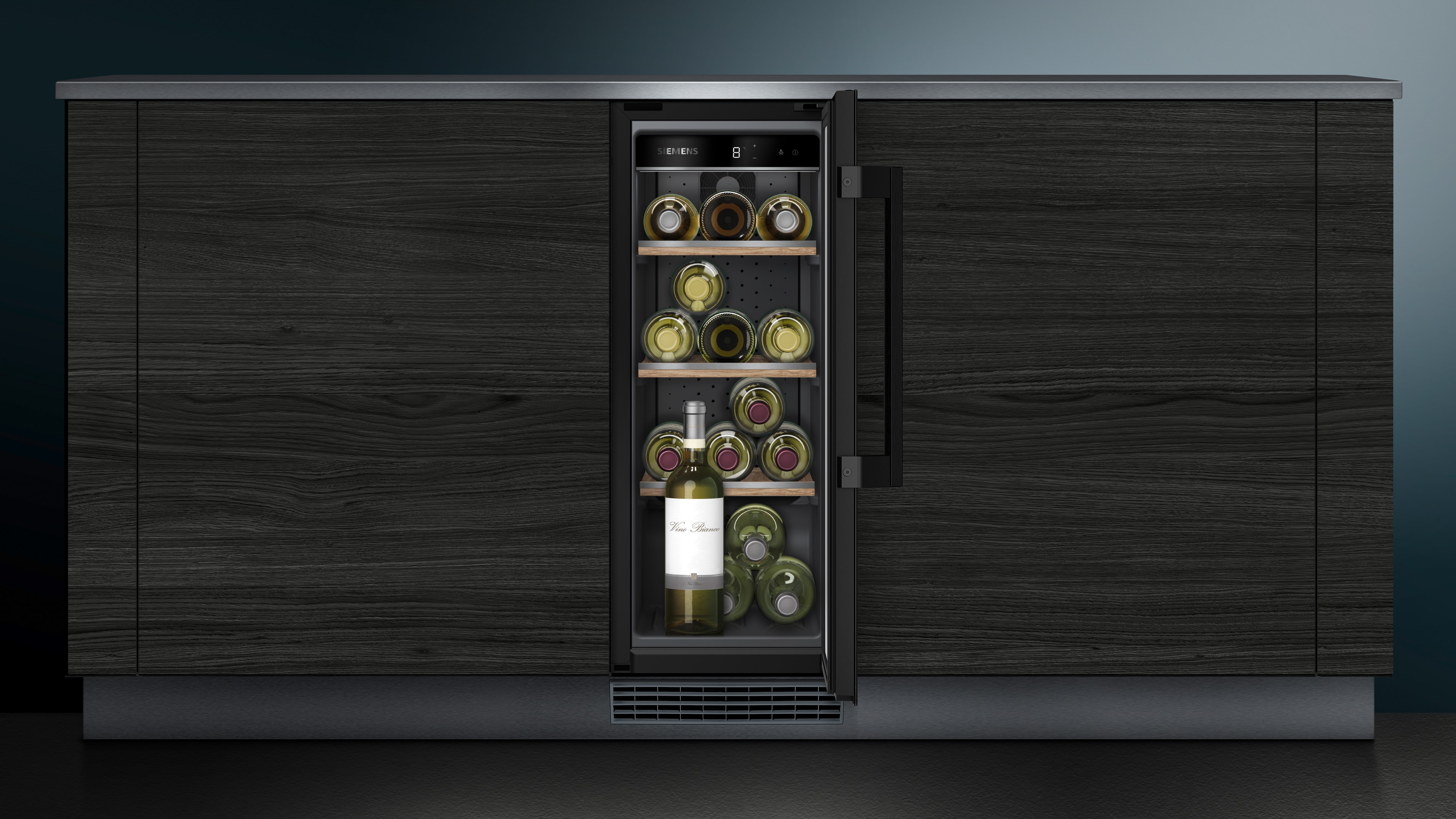 Vinoteca integrable Siemens para 21 botellas - KU20WVHF0 - Negro Negro-5