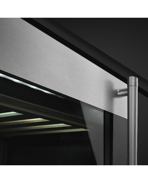 Garrafeira Encastrável Smeg Classica CVI338LX3 Dobradiças à Esquerda e Capacidade para 38 Garrafas Standard e de 82,5 cm - Aço Inoxidável Inox-3
