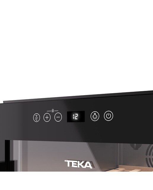 Garrafeira Teka RVF 10032 com Capacidade para 32 Garrafas Standard - Vidro Preto Vidro preto-6