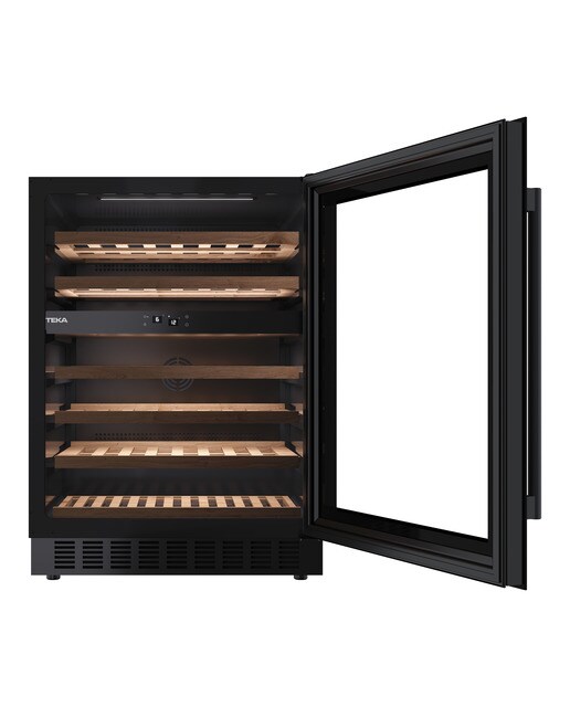 Garrafeira Encastrável Teka RVU 20046 de 82 cm e para 46 Garrafas Standard - Vidro Preto Vidro preto-2