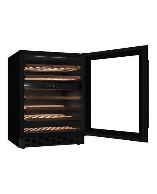 Garrafeira Encastrável Teka RVU 20046 de 82 cm e para 46 Garrafas Standard - Vidro Preto Vidro preto-4
