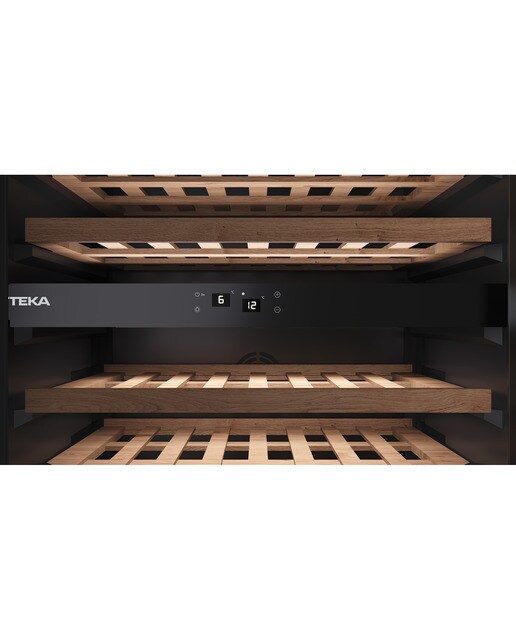 Garrafeira Encastrável Teka RVU 20046 de 82 cm e para 46 Garrafas Standard - Vidro Preto Vidro preto-5